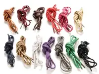 Шнурки и шнуры   Шнурки вощенные хб, фотография 2