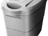 Шредер new united ct-10c серый (секр.p-3) фрагменты 12лист. 21.6лтр. скрепки скобы