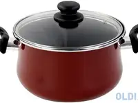 Кастрюля с крышкой vitrinor authentique burgundy 22