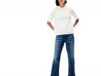 Женское эластичное поло lacoste