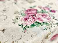 Винтажная итальянская скатерть Лэттера с тефлоновым покрытием, фотография 4