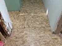 Укладка ламината настил линолеума и ОСБ, фотография 8