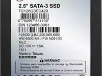 Ssd накопитель transcend 420i 128 gb sata-iii