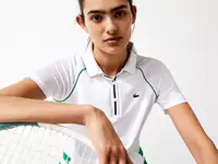 Женское поло lacoste
