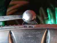 продам вазочку. чистое серебро 875 проба. ссср, фотография 3