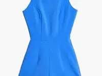 Голубой комбинезон с шортами