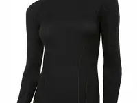 Термокофта brubeck wmn active wool black, фотография 2