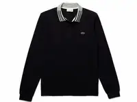 Мужское поло lacoste slim fit из переработанного хлопка