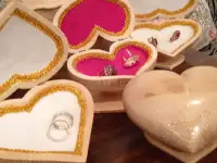 Шкатулка сердечко из дерева., фотография 2