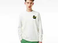 Мужской свитер lacoste с круглым вырезом