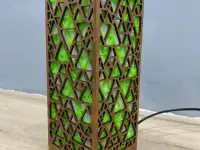 Зелёный Интерьерный светильник - ночник, фотография 3