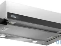 Вытяжка встраиваемая elikor интегра glass 60н-400-в2д нержавеющая сталь/черное стекло