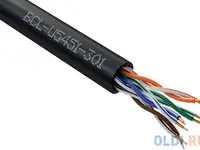 Кабель u/utp indoor 4 пары категория 5e bion одножильный омедненный алюминий