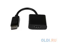 Кабель-адаптер orient c306 displayport m -> hdmi f, длина 0.2 метра,