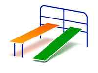 Скамья для пресса двойная со 2.40.02