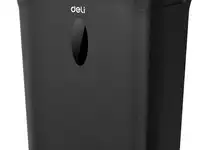 Шредер deli et015 черный (секр.p-4) фрагменты 5лист. 10лтр. пл.карты