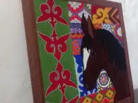 Панно, ручная работа, ковровая вышивка, фотография 2