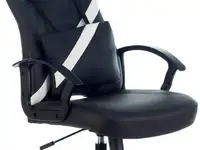 Кресло для геймеров zombie driver черный/белый