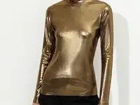 Блузка с воротником-стойкой vassa&co