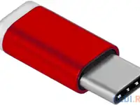 Переходник microusb usb type c green connection gcr-uc3u2mf-red красный