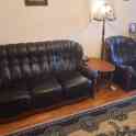 продам мягкий уголок, кожаный для гостиной, фотография 2