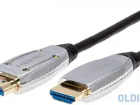 Кабель hdmi 10м telecom tcg2120-10m круглый черный серебрянный