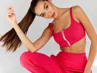 Трикотажный малиновый топ