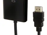 Кабель hdmi vga 0.15м exegate ex-hdmim-vgaf-0.15 круглый черный ex284926rus