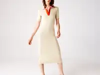 Женское платье lacoste с воротником-поло