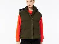 Женский жилет lacoste с капюшоном