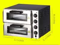 Пицца печь 2 секции HX-2ST, фотография 2