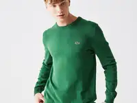 Мужской свитер lacoste crew neck из органического хлопка