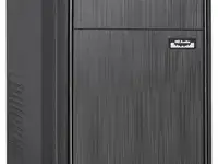 Exegate ex283732rus корпус miditower xp-401 black, atx, <xp450, black,120mm>, 2*usb, audio