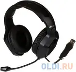 Perfeo игровая гарнитура thraex черная 2,2 м, usb, вирт. звук. 7.1,