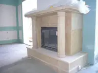 Изготовление каминов любой сложности. Мрамор, гранит, травертин, оникс. Монтаж. Опыт 20 лет, фотография 7