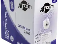 Кабель cat5e utp 305m copper at4377 atcom