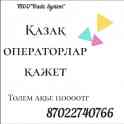 Казак операторлары кажет