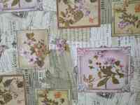 Красивая скатерть клеенка в стиле винтаж поле бабочки, качество, фотография 5