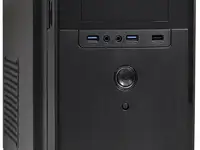 Корпус microatx exegate ba-309u2-aa500 500 вт чёрный