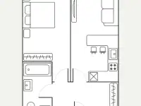 Сдам 1 комнатную квартиру Алматы район, фотография 7