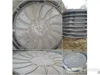 Люк чугунный D400, тип-ТМ, круглый с запорным устройством, В