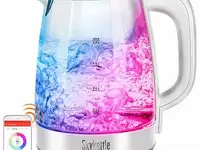 Чайник электрический redmond rk-g203s 2200 вт белый 1.7 л пластик