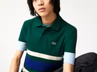 Мужская рубашка-поло slim fit из хлопка