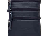 Небольшая мужская сумка через плечо wesley black, фотография 2