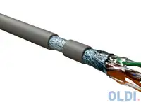 Hyperline futp4-c5e-s24-in-lszh-gy-305 (ftp4-c5e-solid-lszh-gy-305) (305 м) кабель витая пара f/­utp