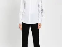 Брюки клеш в черном цвете vassa&co