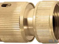 Соединитель латунный быстросъемный, внутренняя резьба 1/2"// palisad