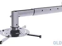 Кронштейн для проектора cactus cs-vm-pr05bl-al серебристый макс.10кг настенный и потолочный поворот