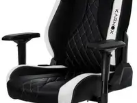 Кресло для геймеров karnox commander cr чёрный белый