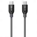 Кабель anker powerline+ 0.9m (a8187ha1) usb-c to usb-c. серый, фотография 2